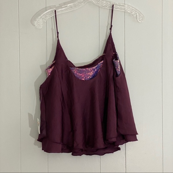 Free People Turn It On  Vetiver Bloom Camisole - Picture 5 of 7